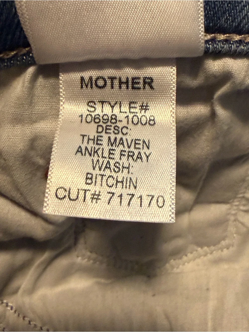 Mother Maven Ankle Fray Bitchin - Picture 15 of 15